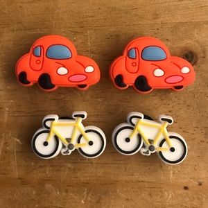 Cars and Bicycles Crocs Jibbitz Charms